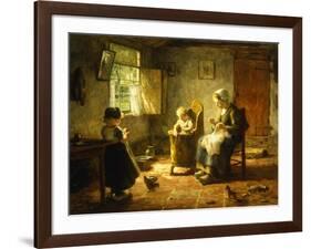 An Idle Afternoon, 1920-Evert Pieters-Framed Giclee Print