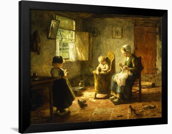 An Idle Afternoon, 1920-Evert Pieters-Framed Giclee Print