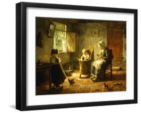 An Idle Afternoon-Evert Pieters-Framed Giclee Print