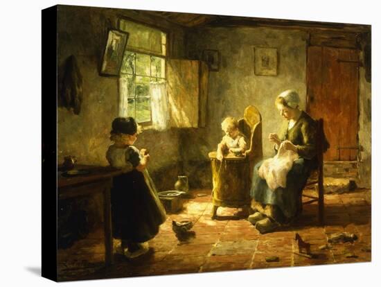 An Idle Afternoon-Evert Pieters-Stretched Canvas
