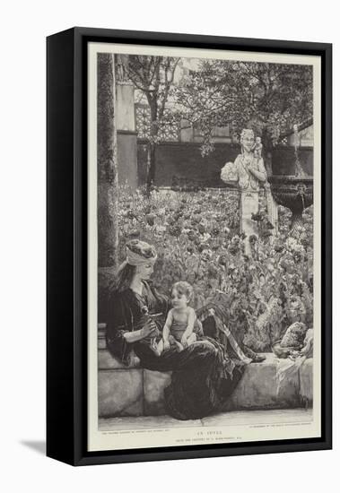 An Idyll-Sir Lawrence Alma-Tadema-Framed Stretched Canvas