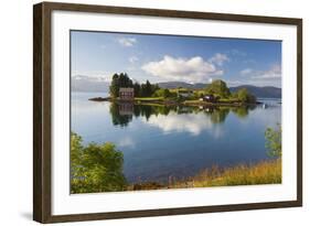 An Idyllic Rural Island in the Hardanger Fjord, Hordaland, Norway, Scandinavia, Europe-Doug Pearson-Framed Photographic Print