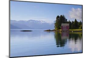 An Idyllic Rural Island in the Hardanger Fjord, Hordaland, Norway, Scandinavia, Europe-Doug Pearson-Mounted Photographic Print