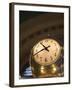 An Illuminated Clock in Grand Central Station, New York, New York, USA-David H. Wells-Framed Photographic Print