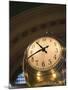 An Illuminated Clock in Grand Central Station, New York, New York, USA-David H. Wells-Mounted Photographic Print