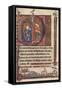 An Illuminated Page from the Vaux-Bardolf Psalter, C1310, (1937)-null-Framed Stretched Canvas