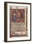 An Illuminated Page from the Vaux-Bardolf Psalter, C1310, (1937)-null-Framed Giclee Print