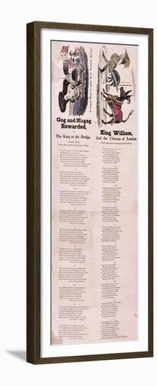 An Illustrated Songsheet, 1831-null-Framed Premium Giclee Print