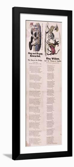 An Illustrated Songsheet, 1831-null-Framed Giclee Print