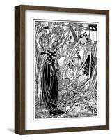 An Illustration for Sir Lancelot Du Lake, 1898-Eleanor Fortescue-Brickdale-Framed Giclee Print