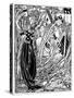 An Illustration for Sir Lancelot Du Lake, 1898-Eleanor Fortescue-Brickdale-Stretched Canvas