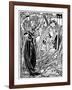 An Illustration for Sir Lancelot Du Lake, 1898-Eleanor Fortescue-Brickdale-Framed Giclee Print