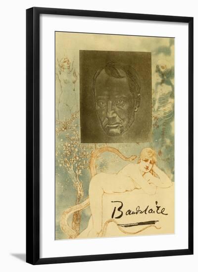 An Illustration from 'Les Fleurs Du Mal' by Charles Baudelaire-Armand Rassenfosse-Framed Giclee Print