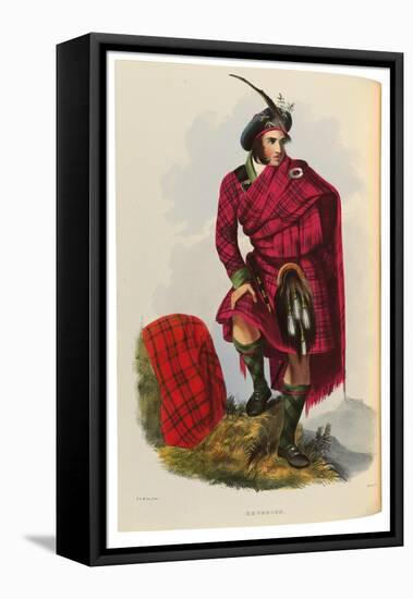 An Illustration from 'The Clans of the Scottish Highlands'-Robert Ronald McIan-Framed Stretched Canvas