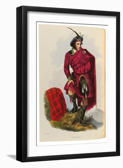 An Illustration from 'The Clans of the Scottish Highlands'-Robert Ronald McIan-Framed Premium Giclee Print