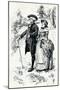 An Illustration from the Vicar of Wakefield, 1889, (1907)-Hugh Thomson-Mounted Giclee Print