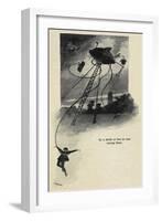 An Illustration From War Of the Worlds-Herbert Wells-Framed Giclee Print