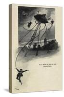 An Illustration From War Of the Worlds-Herbert Wells-Stretched Canvas