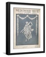 An Illustration of a Typical Wedgwood Design on the Cover of the Music Sheet 'Wedgwood Blue'-null-Framed Art Print