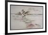 An Illustration to the Song of the River: Play by Me Bathe in Me Mother and Child-Warwick Goble-Framed Photographic Print