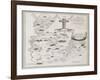 An Illustrative Map of Human Life, Deduced from Passages in Sacred Writ, 1833-John Ping-Framed Giclee Print