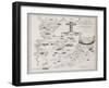 An Illustrative Map of Human Life, Deduced from Passages in Sacred Writ, 1833-John Ping-Framed Giclee Print
