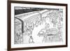 An Illusttration of a 1930S Railway Station, 1937-null-Framed Giclee Print