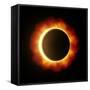 An Image of a Beautiful Sun Eclipse-magann-Framed Stretched Canvas