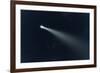 An Image of a Comet in the Deep Space-magann-Framed Photographic Print