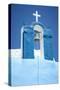 An Image of a Nice Church Bell at Santorini Greece-magann-Stretched Canvas