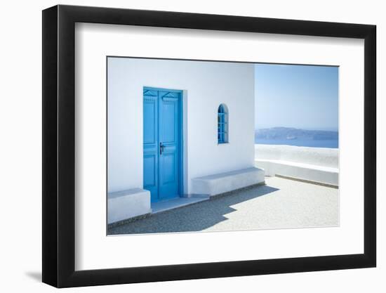An Image of a Nice Santorini View-magann-Framed Photographic Print