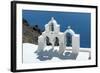 An Image of Nice Church Bells at Santorini Greece-magann-Framed Photographic Print