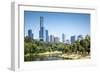 An Image of the Nice Skyline of Melbourne-magann-Framed Photographic Print