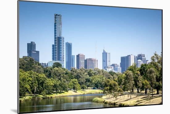 An Image of the Nice Skyline of Melbourne-magann-Mounted Photographic Print