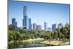 An Image of the Nice Skyline of Melbourne-magann-Mounted Photographic Print