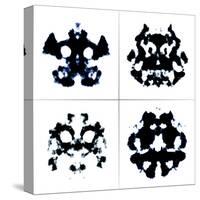 An Image Of The Rorschach Test Ink Blots-magann-Stretched Canvas