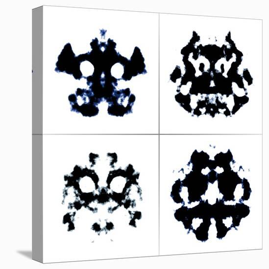 An Image Of The Rorschach Test Ink Blots-magann-Stretched Canvas