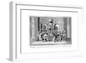 An Image Worshipped by the Chingulais..., Late 18th Century-null-Framed Giclee Print