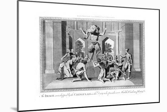 An Image Worshipped by the Chingulais..., Late 18th Century-null-Mounted Giclee Print