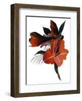 An imaginary flower based on an amaryllis-Hiroyuki Izutsu-Framed Giclee Print