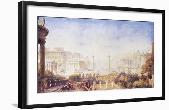 An Imaginative Reconstruction, Rome-Sir James Pennethorne-Framed Premium Giclee Print