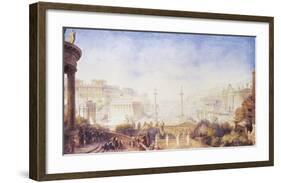 An Imaginative Reconstruction, Rome-Sir James Pennethorne-Framed Premium Giclee Print