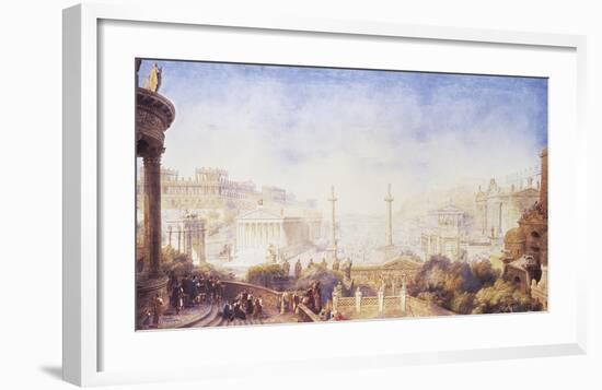 An Imaginative Reconstruction, Rome-Sir James Pennethorne-Framed Premium Giclee Print