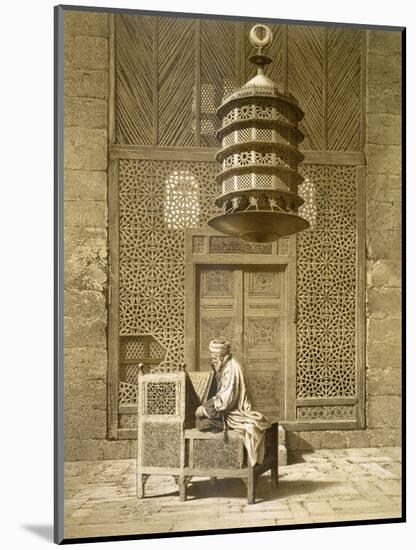 An Imam Reading the Koran in the Mosque of the Sultan, Morocco, 1817-Maurice Keating-Mounted Giclee Print