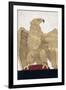 An Imperial Eagle, 1928 (Coloured Wood Engraving)-Francois-Louis Schmied-Framed Giclee Print