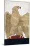 An Imperial Eagle, 1928 (Coloured Wood Engraving)-Francois-Louis Schmied-Mounted Giclee Print