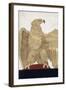 An Imperial Eagle, 1928 (Coloured Wood Engraving)-Francois-Louis Schmied-Framed Giclee Print
