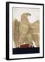 An Imperial Eagle, 1928 (Coloured Wood Engraving)-Francois-Louis Schmied-Framed Giclee Print