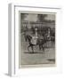 An Imperial Review at Stettin, the Empress Leading Her Regiment Past the Kaiser-Henry Marriott Paget-Framed Giclee Print
