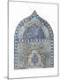 An Important Diyarbekir Tile Mihrab of Ogival Arched Form Comprising Twelve Tiles, circa 1570-null-Mounted Giclee Print